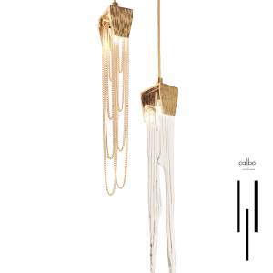 Belorique Pendant — H 75 cm × D 6 cm × W 8 cm