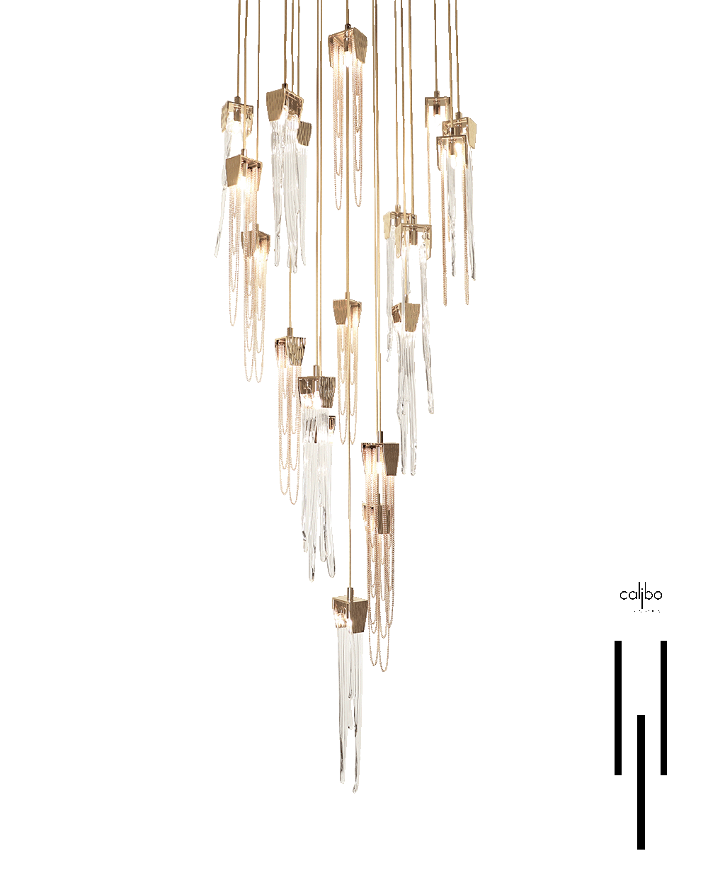 Belorique Suspension — H 250 cm × Ø 80 cm