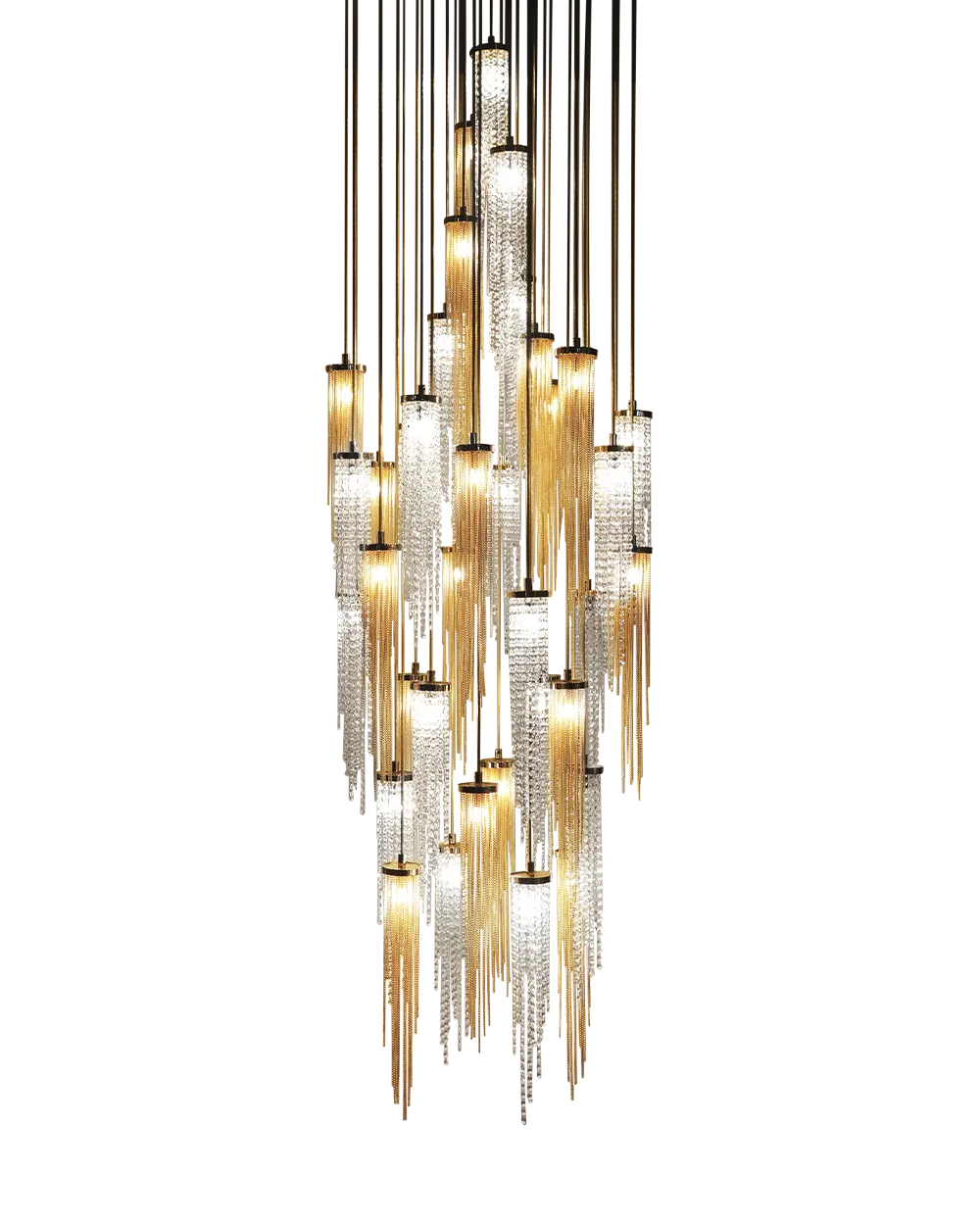 Heliora Suspension — H 250 cm × Ø 80 cm