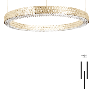 Iverelle Hammered Suspension — H 5 cm × Ø 100 cm