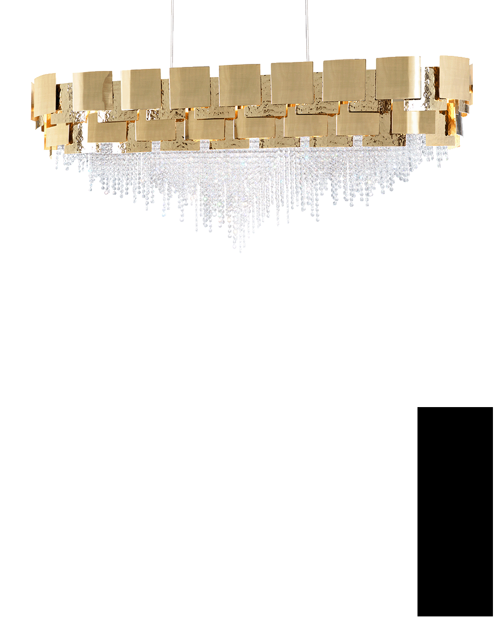 Jovaris Linear suspension — H 74 cm × W 170 cm × D 55 cm