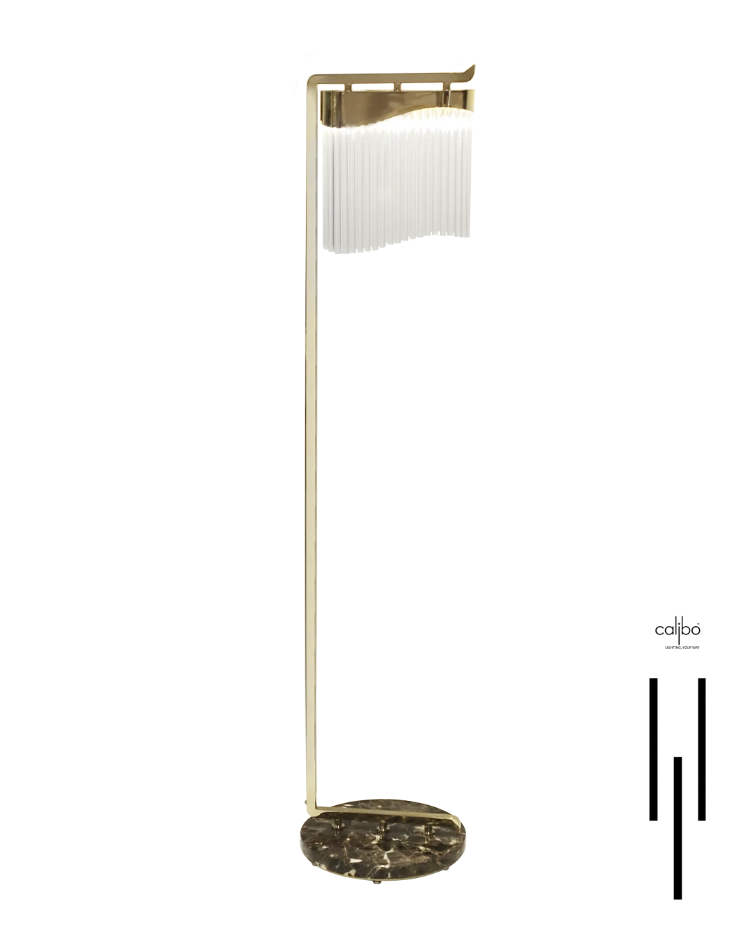 Solenne Floor lamp — H 160 cm × Ø 40 cm