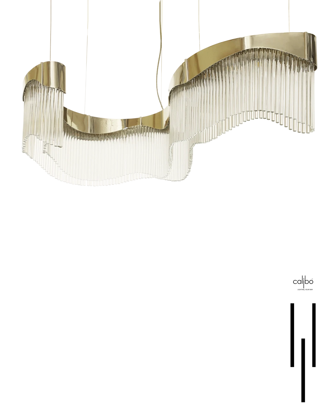 Solenne Suspension — H 35 cm × L 80 cm × W 120 cm