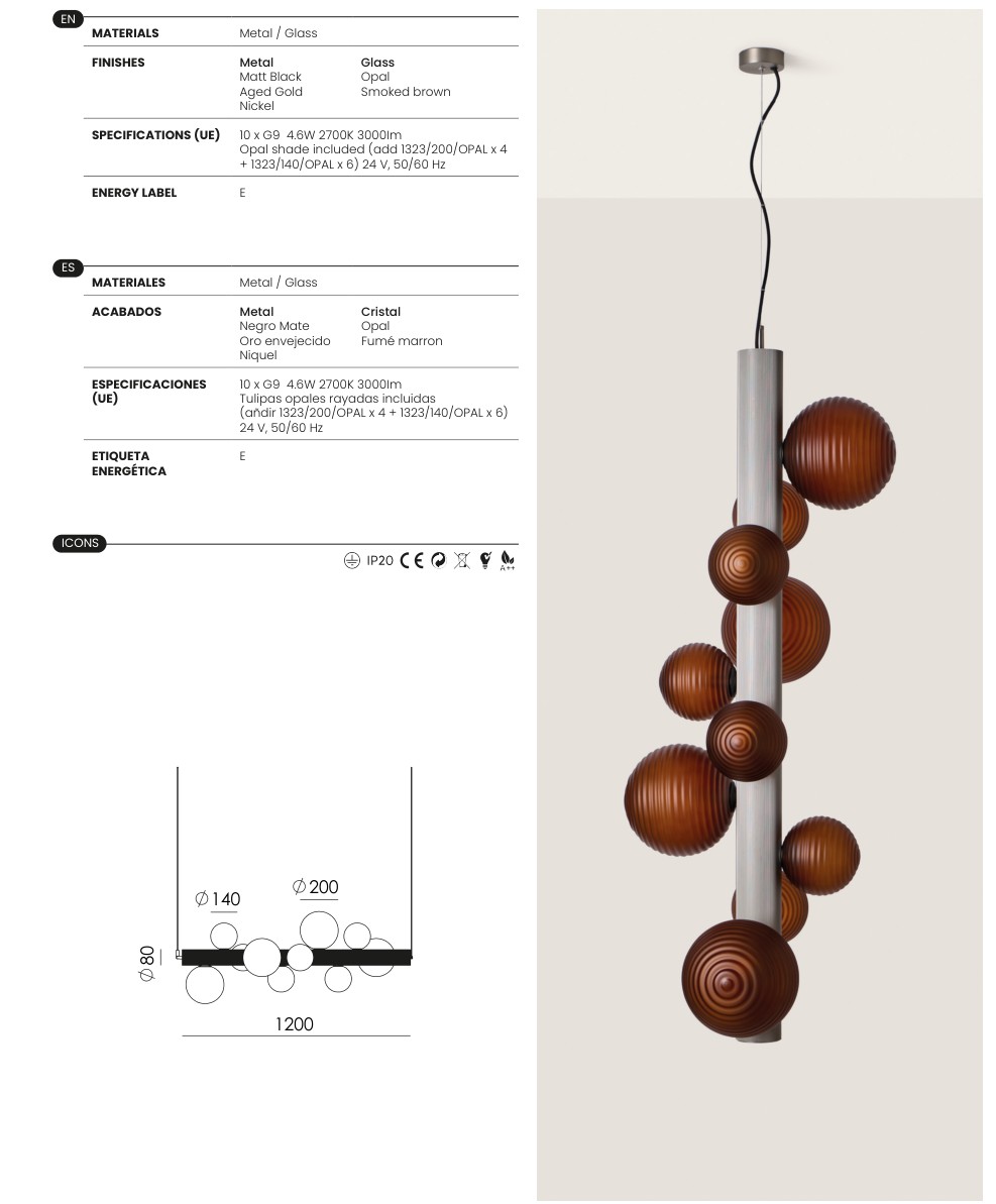 Xavina specifications and dimensions
