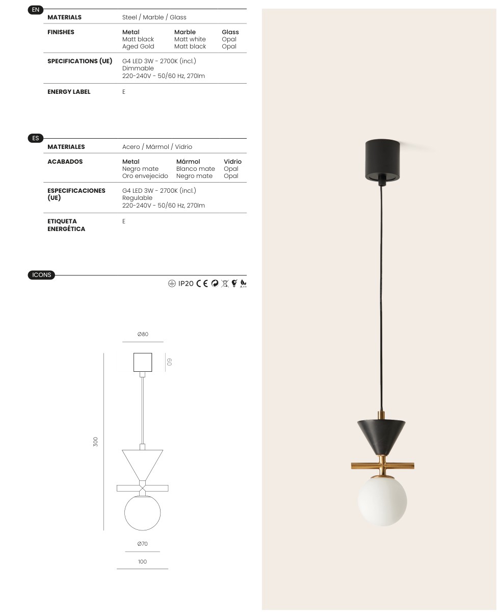 Fiorina specifications and dimensions