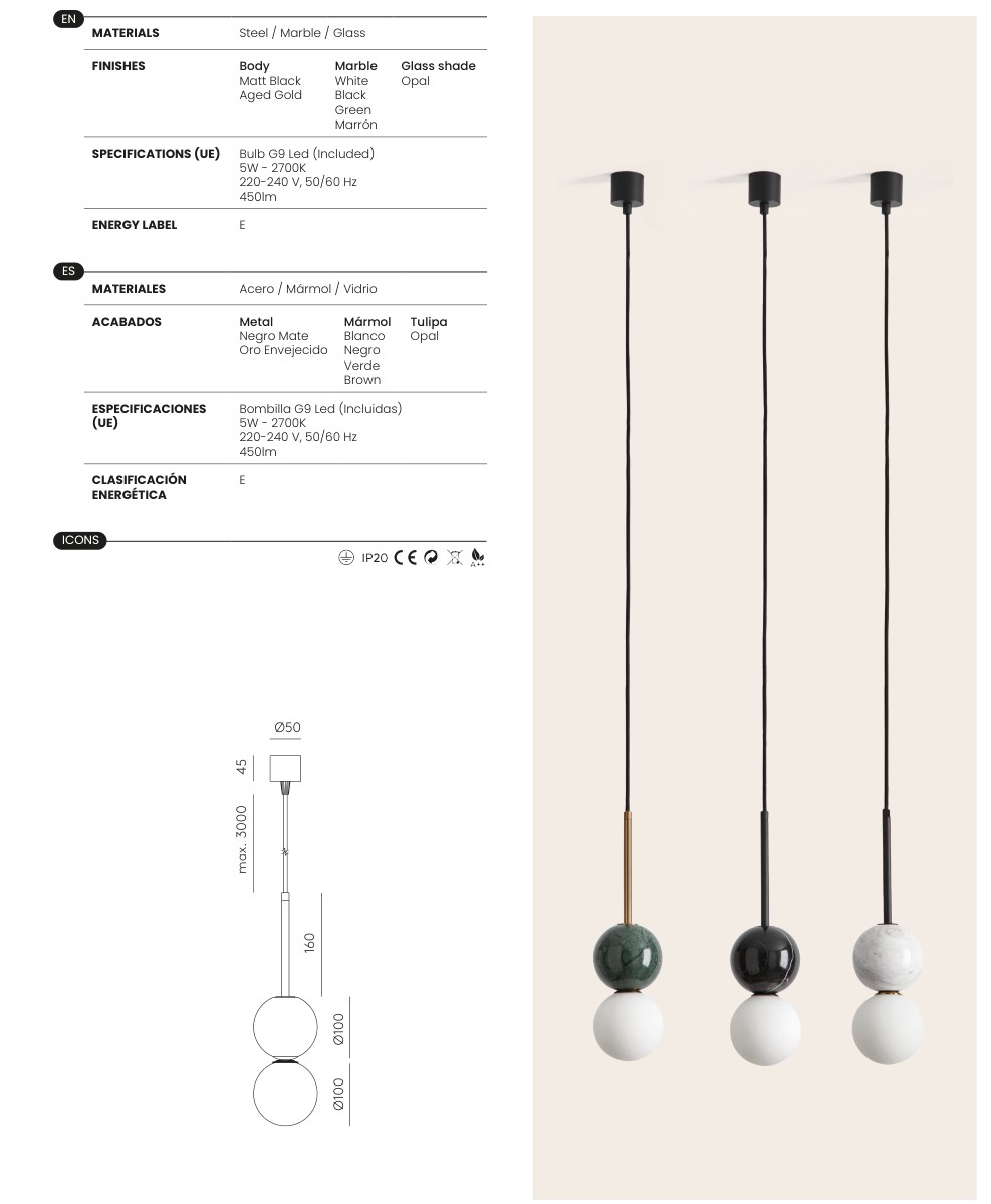Lorina specifications and dimensions