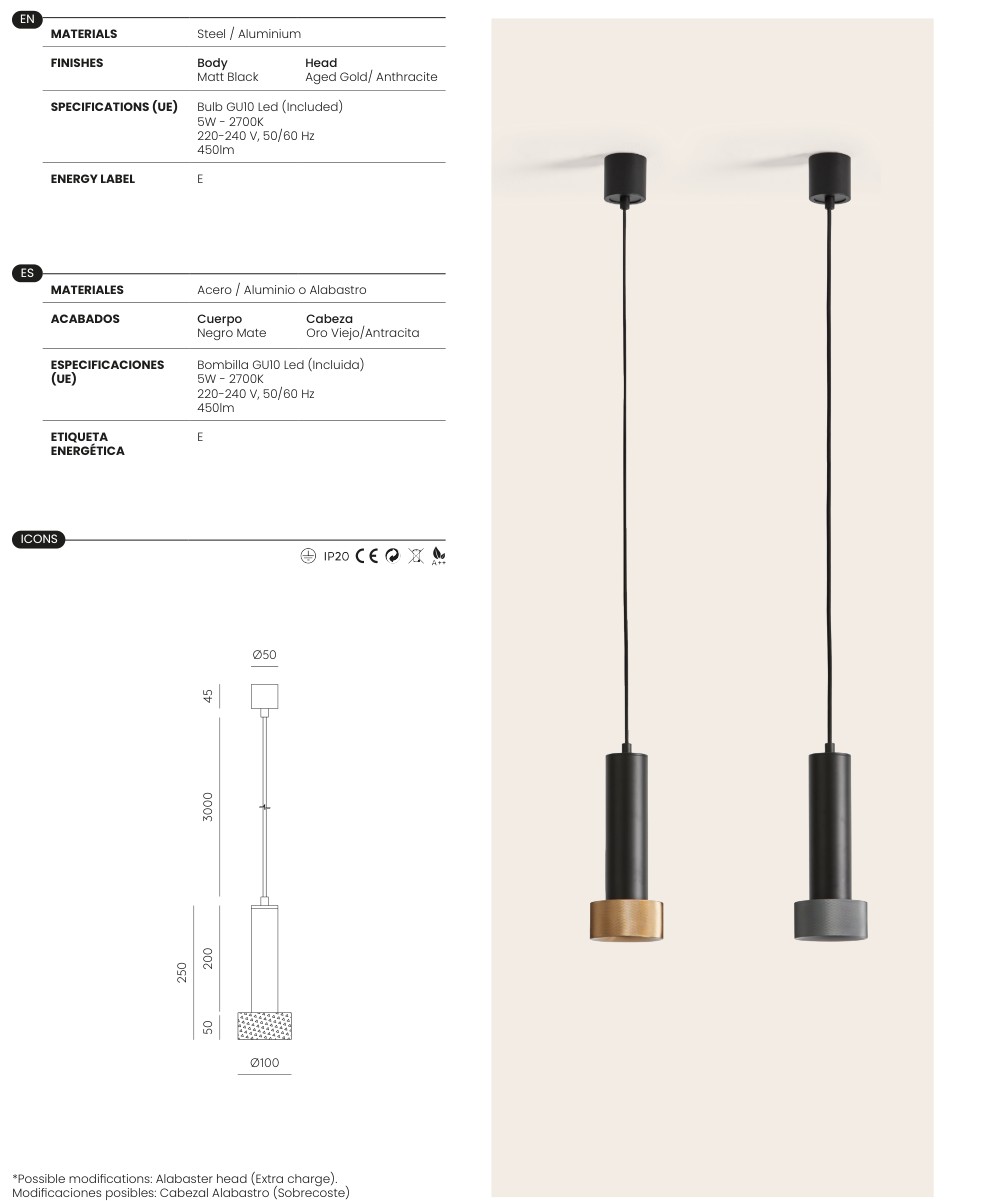 Avelaro specifications and dimensions