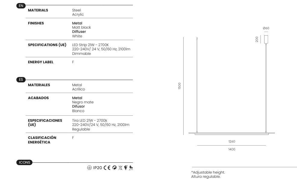 Belaro specifications and dimensions