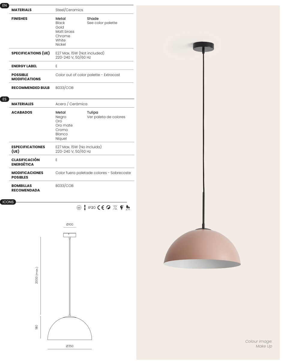 Tavaro specifications and dimensions