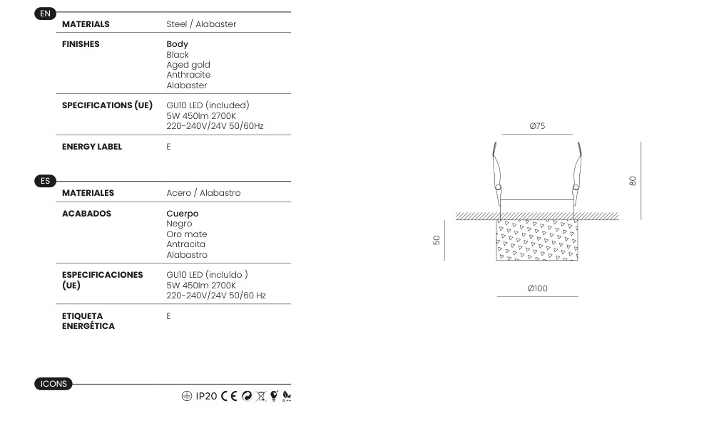 Avelaro specifications and dimensions