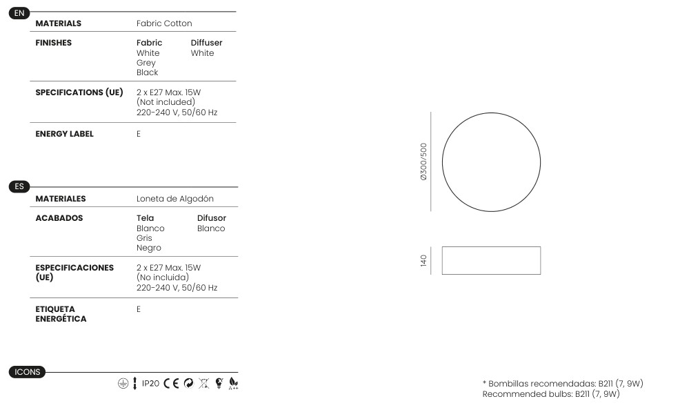 Yalaro specifications and dimensions