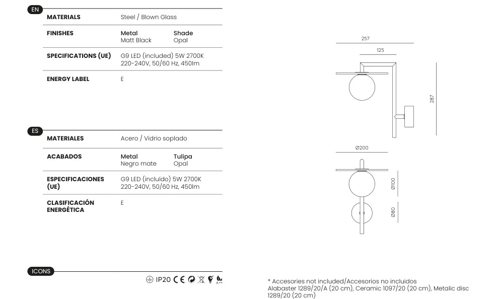 Ilvina specifications and dimensions