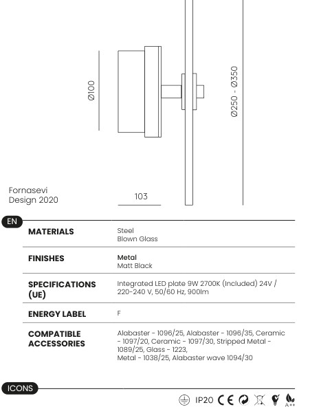 Eleno specifications and dimensions