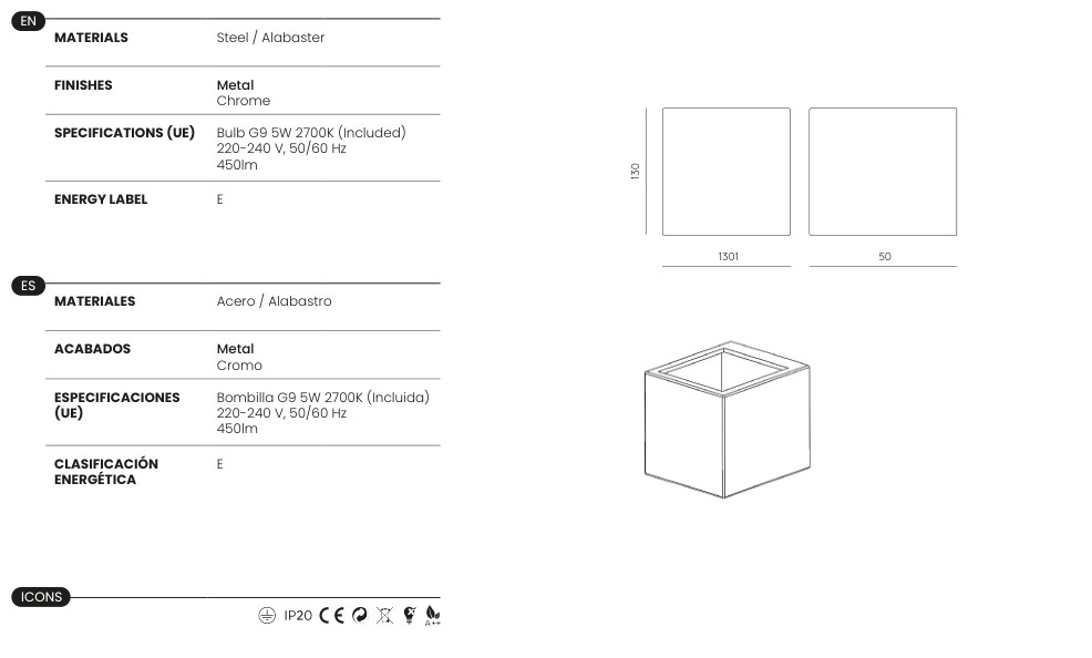 Valeno specifications and dimensions