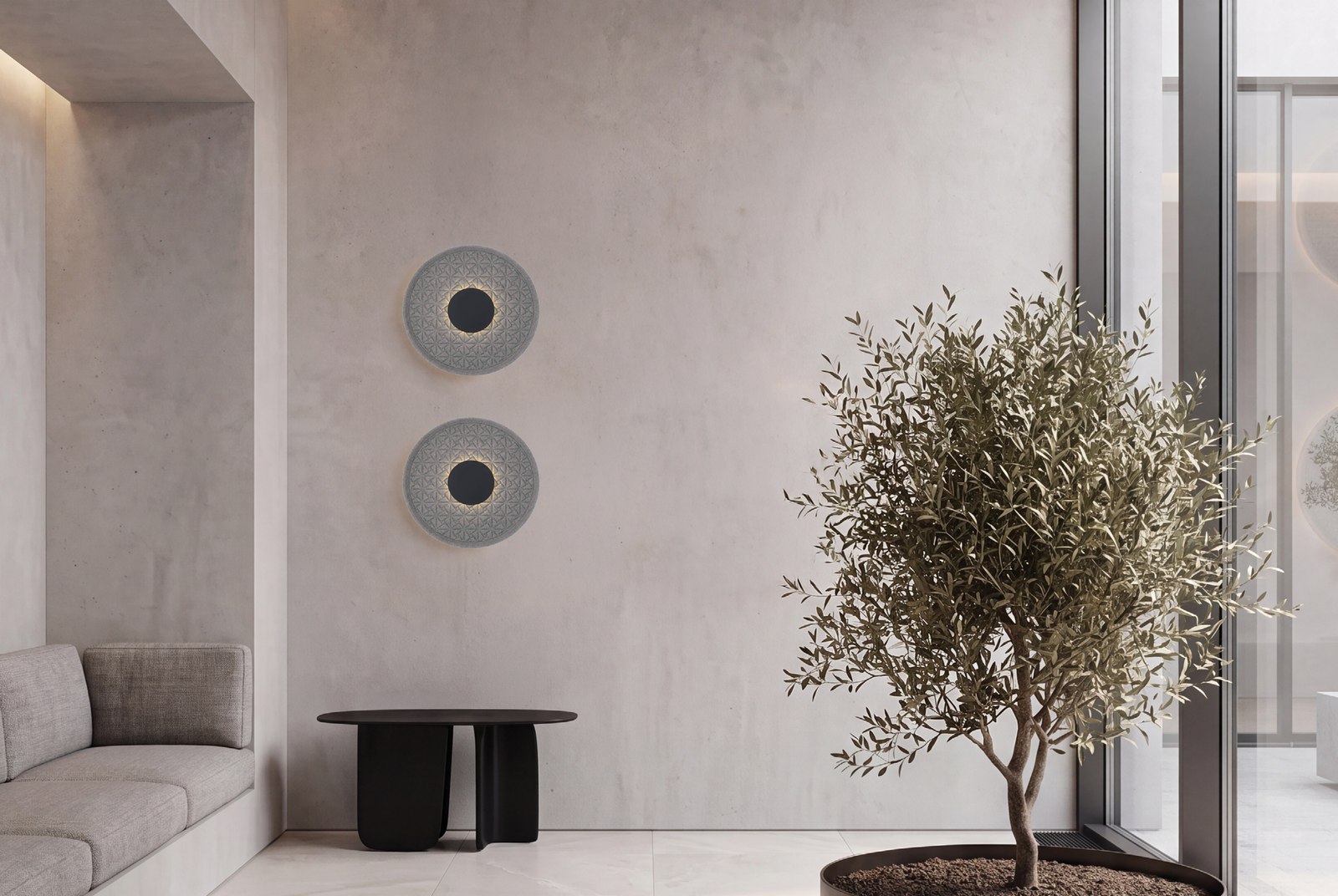 Isverelle Wall — Grey-Black Matt — CAL010265 — additional product view