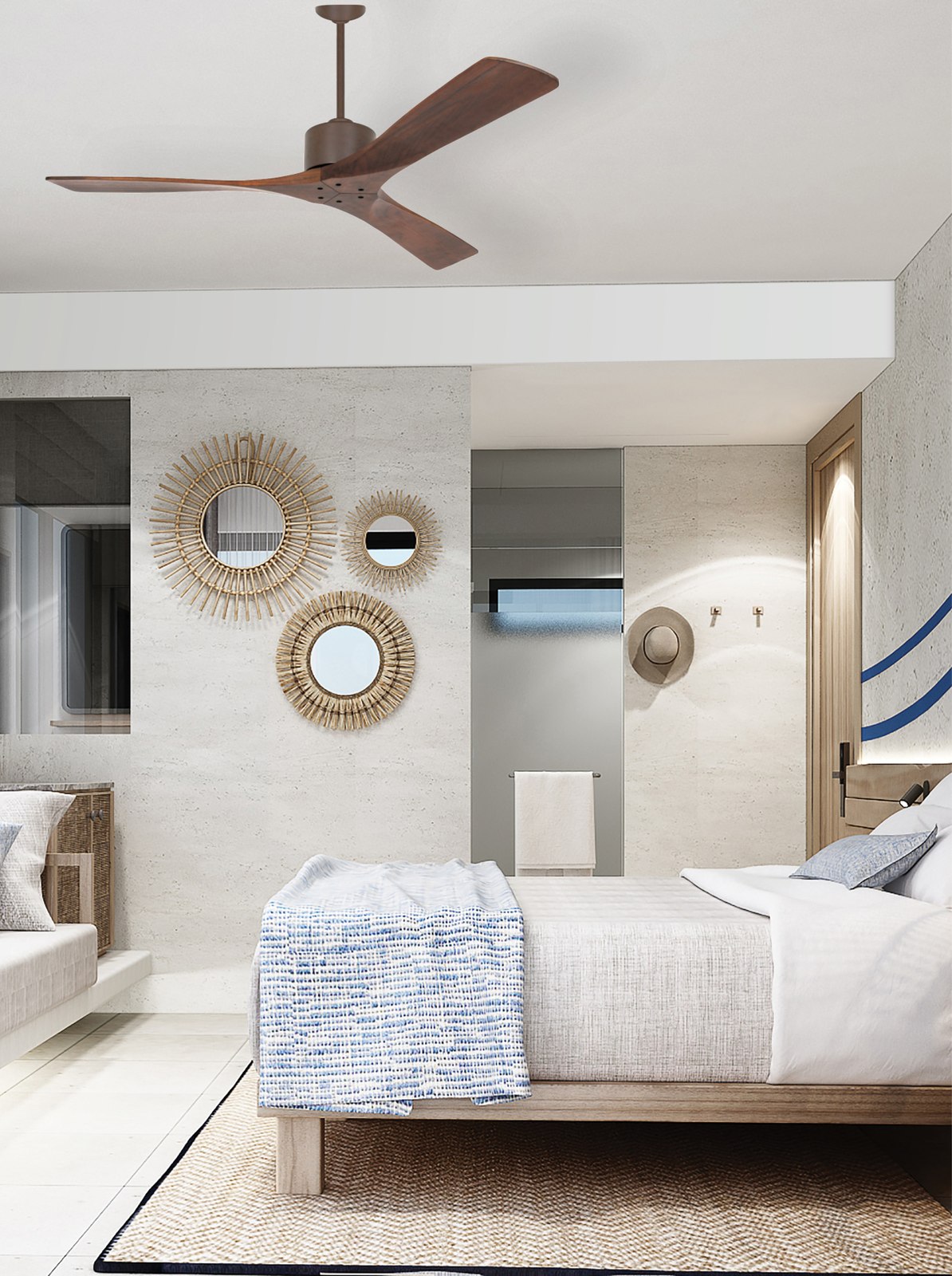 Teak Ceiling Fan — additional product view